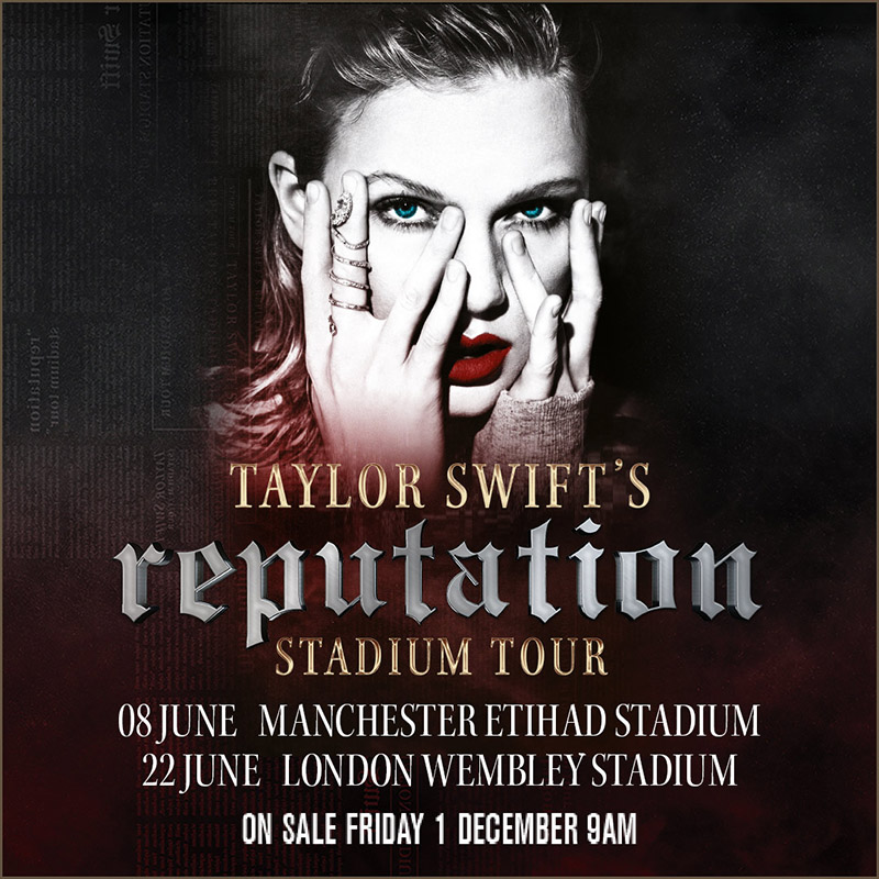 Taylor Swift - Music Marketing and Digital Design Banner Adverts by UK company designRED